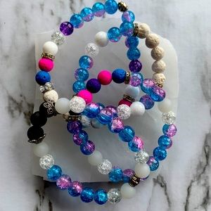 2/30$ Unicorn Dreams Gem Bracelets 4 Options